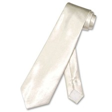 Boys NeckTie Solid CREAM Color Youth Neck Tie