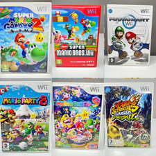 GIOCHI Nintendo Wii PAL  SUPER MARIO KART WII GALAXY BROS SONIC POKEPARK LOTTO