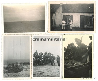 5x Orig. Foto RAD 5/212 an Flugplatz MARCK b. Calais Frankreich 1940 k98 Waffen