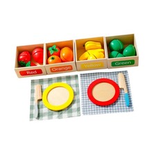 Kitchen Set Wooden Kitchen Toy Set Sharing Pretend Play Foods Interactive