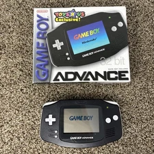 Gameboy Advance Toys R Us Exclusive AGB-001 Black Console With Box Tested