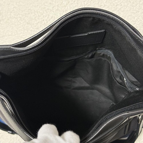 Coach Camden 2Way Messenger Bag Grain Leather Gray/Blue Used - Picture 15 of 17