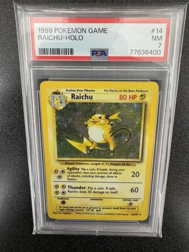 Raichu graded PSA 7 for sale on eBay