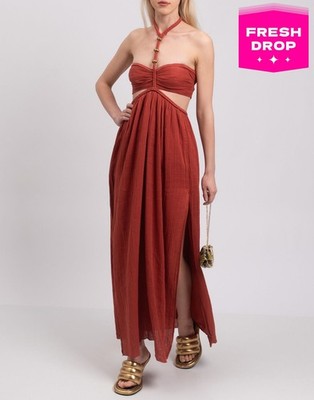chinese dress ladies Isabel Marant Nadela Dress Maxi Dress main image 1