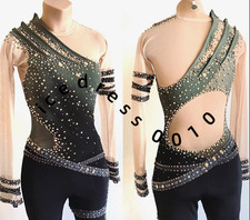Ice Figure Skating Unitard. Competition Gymnastics Ballet Custom Ice Dance Dress