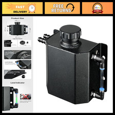 Universal 1l Aluminum Coolant Overflow Tank - Radiator Reservoir Expansion Tank