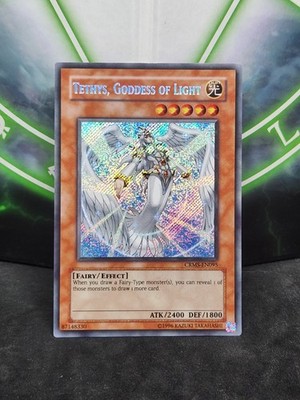 Yugioh Tethys, Goddess of Light CRMS-EN095 Secret Rare LP