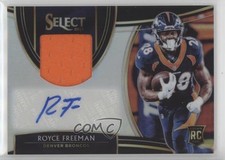 2018 Panini Select Rookie Signature Memorabilia 126/149 Royce Freeman Auto 3c7
