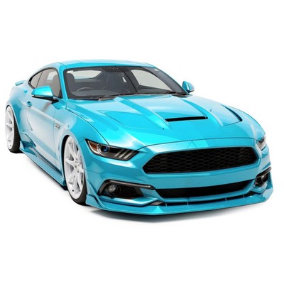 ModeloDrive FRP 3-Vent Hood for Mustang Ford 15-17 modelodrivepart_120052