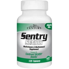 21st Century Sentry Senior Multivitamin & Multimineral Supplement Tablets 125ct