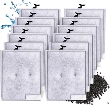 12 Pack Large Filter Cartridges Compatible with Aqueon QuietFlow Power Filter...