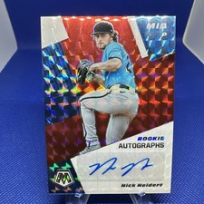 2021 Panini Mosaic Nick Neidert Rookie Autographs Prizm Auto #RAM-NN
