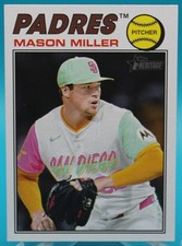 2026 Topps Heritage Mason Miller Banner Variation SP #65