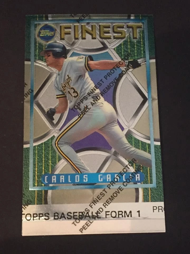 1995 Finest Pre-Production UNCUT BOTTOM Carlos Garcia Pirates