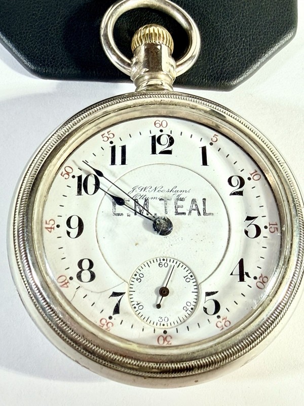 Antique 1908 Hamilton Grade 926 Pocket Watch 18s 17J RUNS Private Label Dial -2B