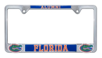 University of Florida Alumni 3D Chrome License Plate Frame (Licensed Product)