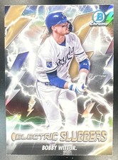 Bobby Witt Jr. 2026 Bowman Baseball Electric Sluggers Refractor Royals