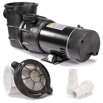 XtremepowerUS 1.5HP Dual Speed Swimming Pool Pump Above Ground 1.5'' NPT Adapter