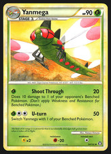 Yanmega 54/102 HGSS Triumphant Pokemon Card MP
