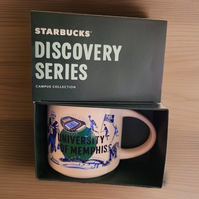 Starbucks University of Memphis New in Box Discovery Series 14oz Coffee Mug 2025