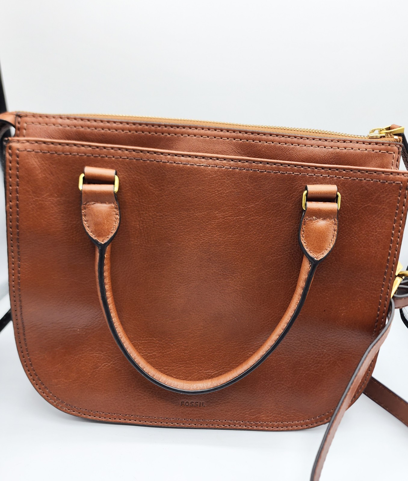 Fossil Ryder Multicolored Patchwork Brown Leather… - image 10