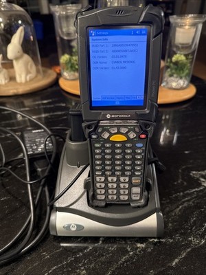 Motorola Symbol MC9090G 1D WM5 Barcode Scanner + Cradle Dock CRD9000- 1001SR