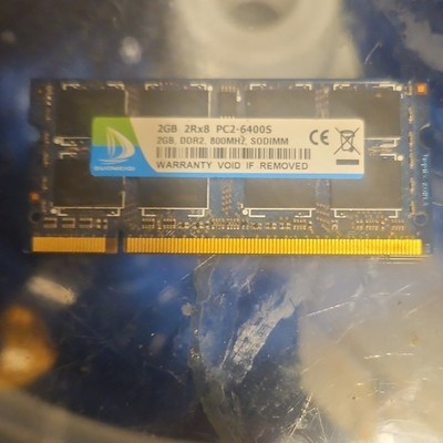 DUOMEIQI 4GB (2x2GB) DDR2 SDRAM 800MHz SO-DIMM PC2-6400S Laptop RAM