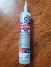 GE 2749485 TUB AND TILE SILICONE 1 CAULK 10.1 OZ KITCHEN AND BATH SEALANT CLEAR