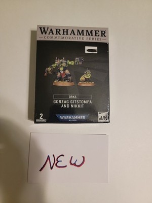 Games Workshop Warhammer Commemorative Series Orks Gorzag Gitstompa And Nikkit