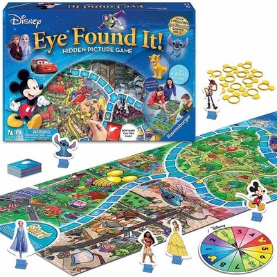 2 EYE FOUND IT Games. Busytown Scarry & Disney,  Sold As 1 Lot! Boardgames STEM