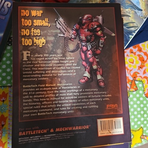 Battletech Field Manual Mercenaries 1701 - Picture 2 of 2