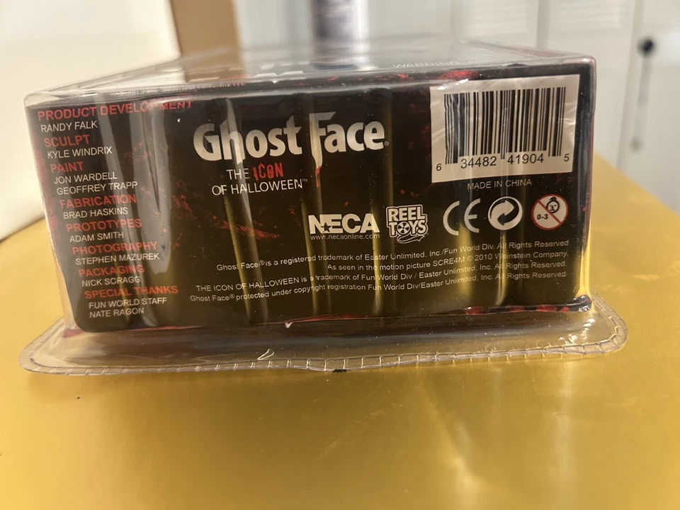 NECA 2010 Scream 4 幽灵脸经典面具连环杀手 7 英寸可动人偶 — 第 4/4 张图片