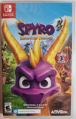 Spyro Reignited Trilogy Nintendo Switch Brand New Factory Sealed 3 Games