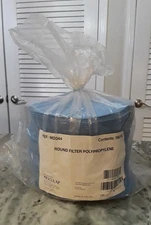 500 pcs Aesculap MD344 Round Polypropylene Filter EXP 3/31/2028 Qty 500 PACK