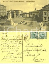 1911 MODENA Barriera Garibaldi *Autografo conte Federico CALLERI DI SALA FP VG