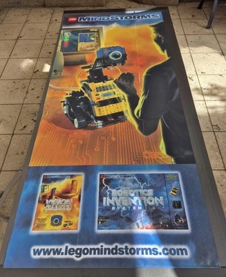 Lego Store Display Banner Mindstorms 200 x 90 cm Rare Exclusive