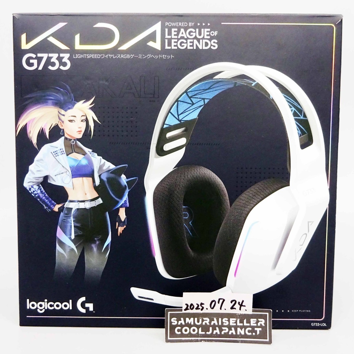 LOGICOOL ロジクール KDA G733 LIGHTSPEED G733超軽量、ワイヤレス ゲーミング ヘッドセット