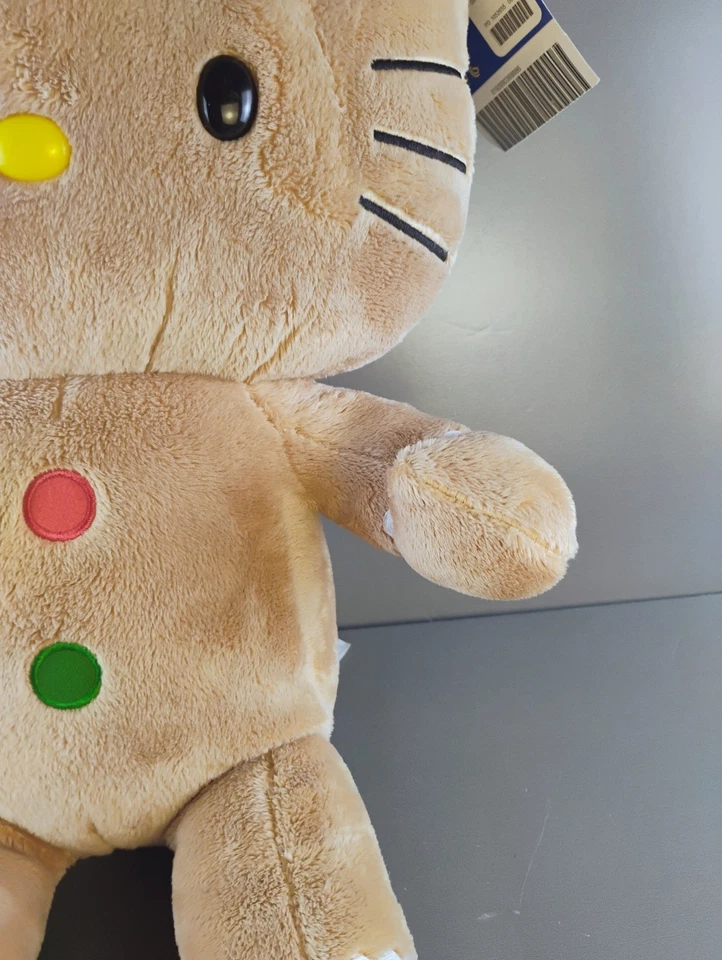 Build A Bear BAB Hello Kitty pan de jengibre nuevo con etiquetas peluche marrón retirado 18"" Foto 3 de 4