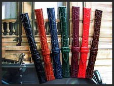8mm Green Alligator Calf Ladies Leather watch band strap IW SUISSE 8 10 12mm USA