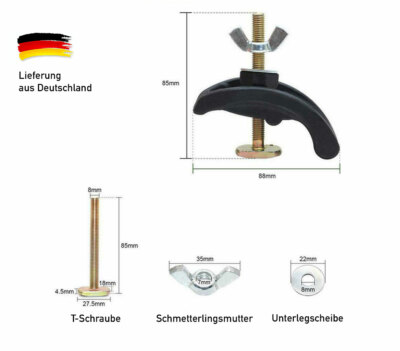 1-stk 85mm CNC Fräsen Spannvorrichtung Nylon Hold Down