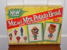 Vintage Mr.and Mrs. Potato Head Hasbro New Big Package Set in Box
