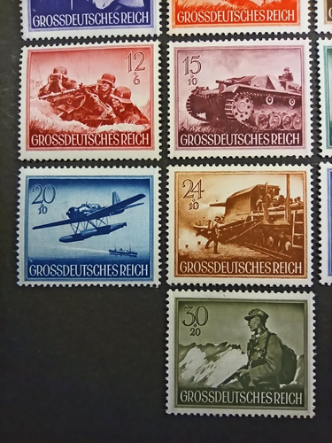 GERMANY - Deutsches Reich WWII 1944 full set Mi# 873-885 Sc#257-269 MNH VF/XV. - Picture 4 of 6