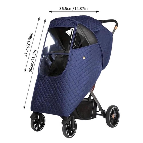 Baby Stroller Artifact Windshield Rain Cover Windproof Baby Stroller Raincoat - Picture 7 of 15