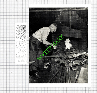 Mr Rowland Havering-Atte-Bower Essex Blacksmith - 1968 zweiteiliger Zuschnitt