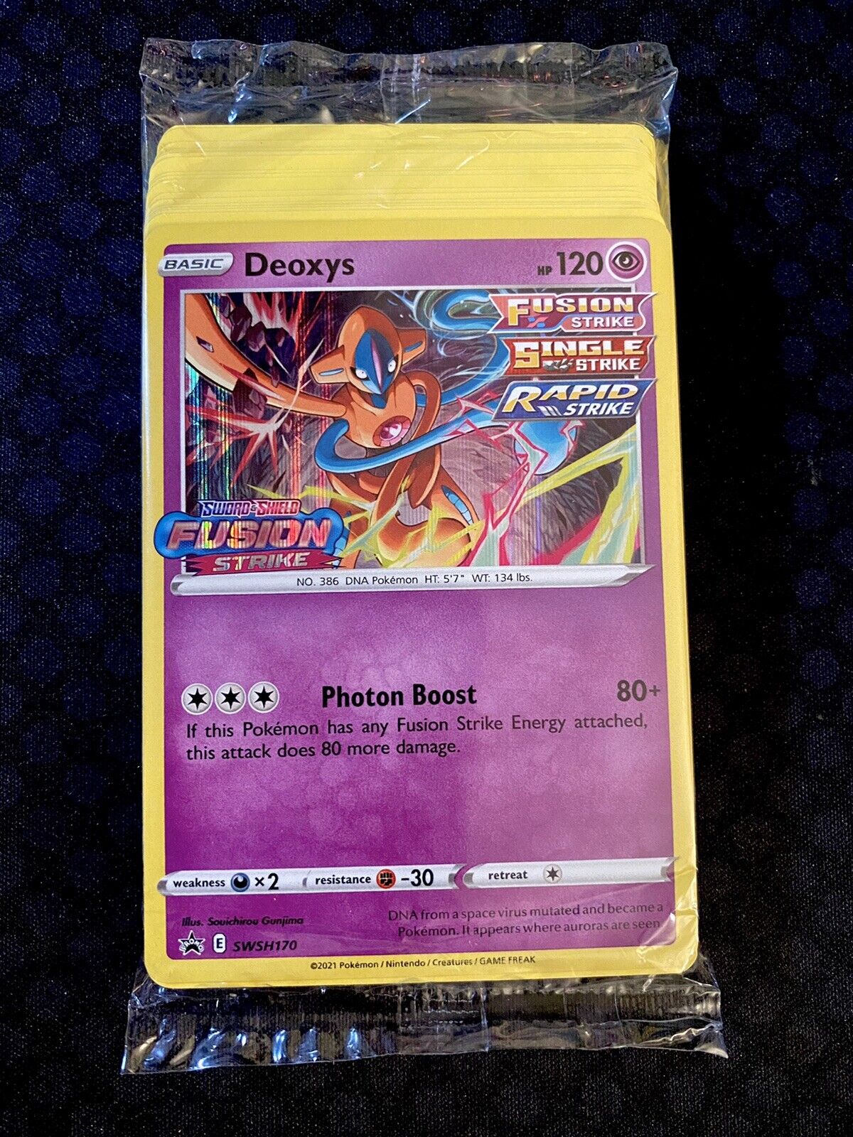 Deoxys SWSH 170 Fusion Strike Promo 