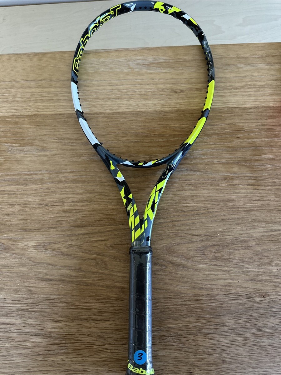 Babolat Pure Aero 100 - 2023 Tennis Racquet - Grey/Yellow 