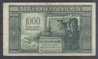 12781 Germany(Ostland),1918, Fine 1000 Mark ! money note with watermark in Kowno