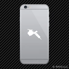 (2x) Tattoo Machine Cell Phone Sticker Mobile Ink Body Art many colors