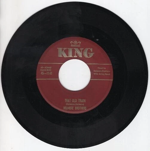 Delmore Brothers – That Old Train / I Needed You 7" 45 - Image 2 of 4