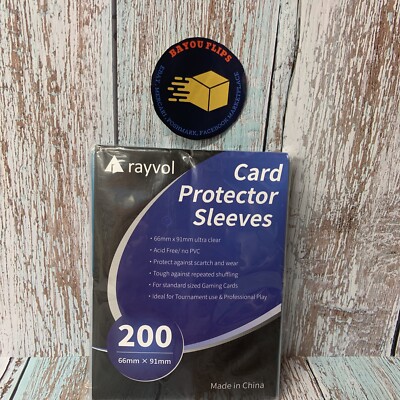 200 Standard Size Card Protector Sleeves 66 mm X 91 mm Unopened Blue New |  eBay